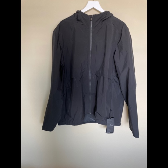 New Lululemon Mens Outpour Shell Jacket Black XXL - Picture 1 of 7